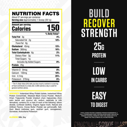 RYSE Supplements   Loaded Protein 27 Servings