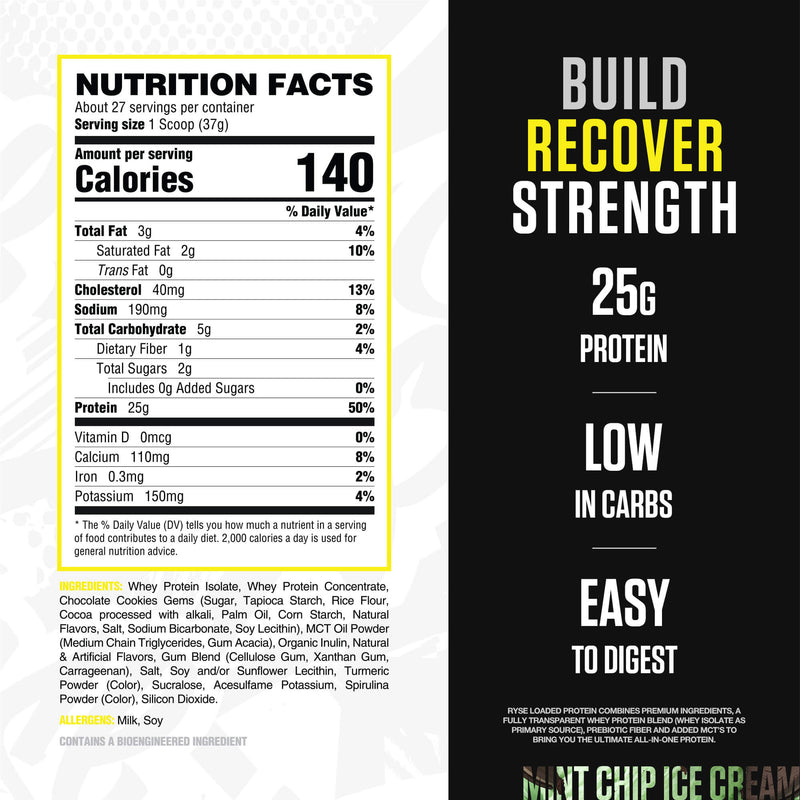 RYSE Supplements   Loaded Protein 27 Servings
